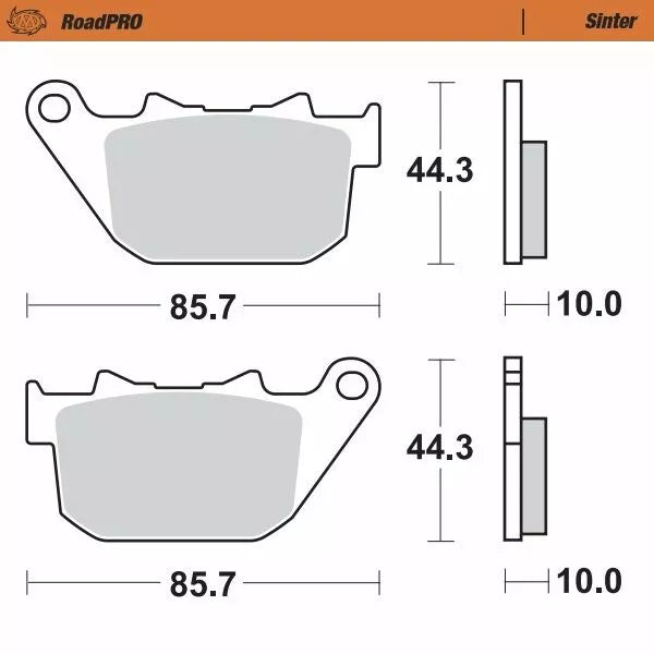 Moto-Master Brake Pad Sinter Zadní 411802