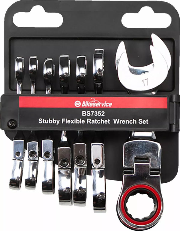 Nástroj pro kole na kole Flexhead Wrench 8pc BS7352