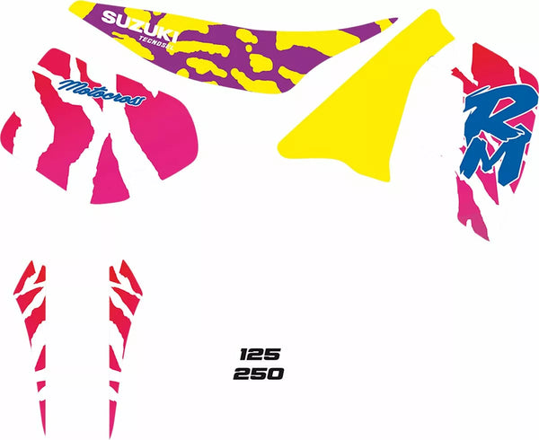 Grafická sada Tecnosel OEM Suzuki 92 23v00