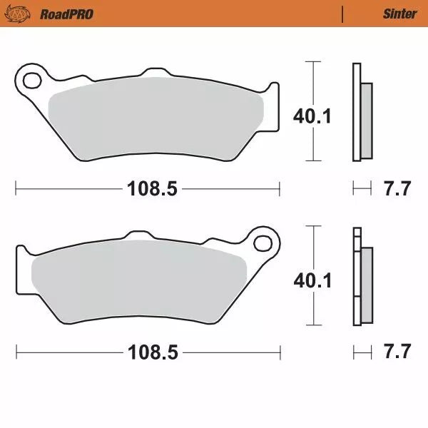 Moto-Master Brake Pad Sinter Zadní 403302