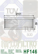 HIFLOFILTRO Oil Filter - HF146 HF146