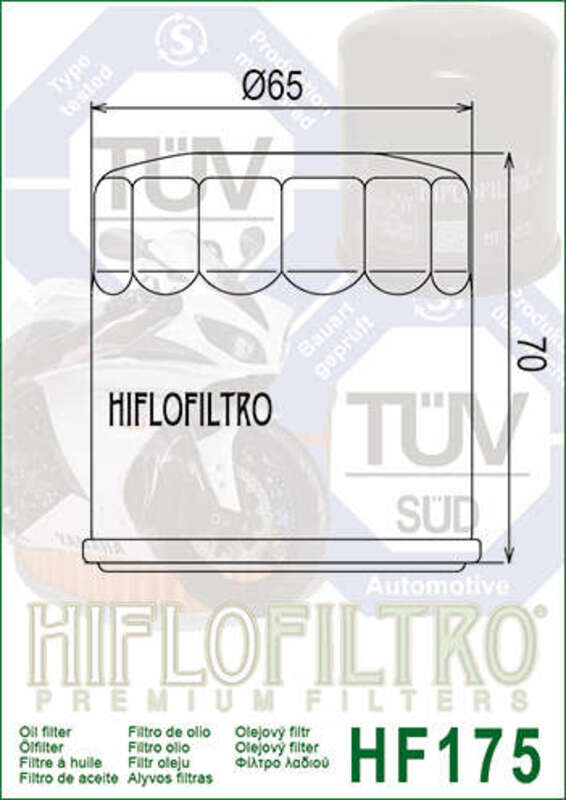 HIFLOFILTRO Oil Filter - HF175 HF175