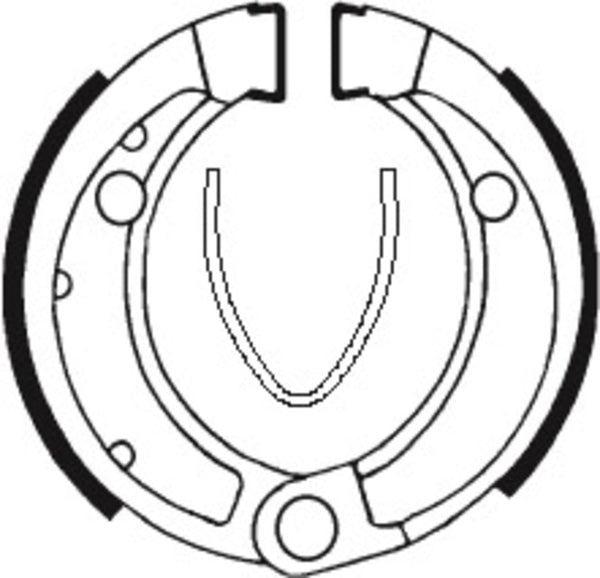 Tecnium ATV Organic Brake Pads - BA048 