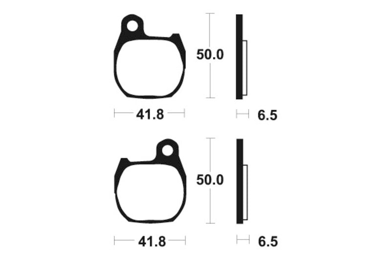 Tecnium Street Organic Brake Pads - MA164 1022385