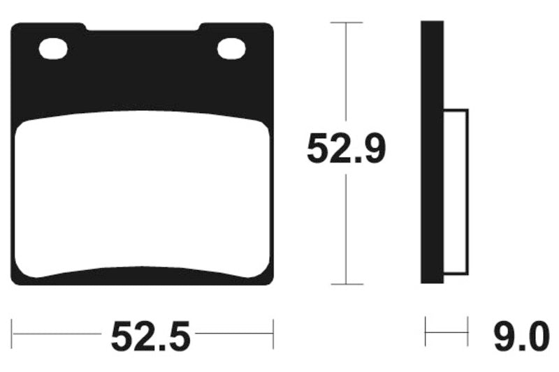 Tecnium Street Organic Brake Pads - MA56 1022529