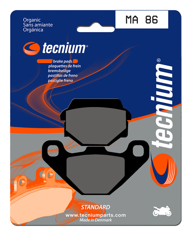 Tecnium Street Organic Brake Pads - MA86 1022555