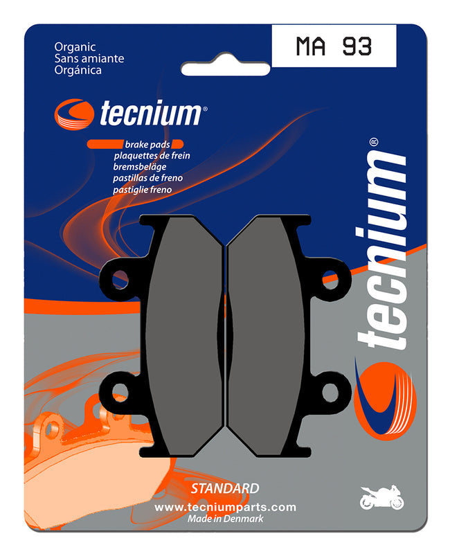 Tecnium Street Organic Brake Pads - MA93 1022563