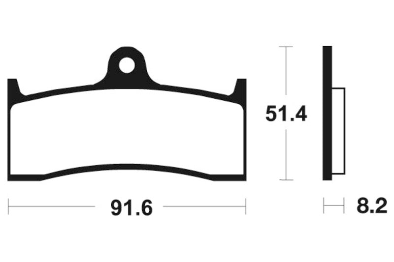 Tecnium Racing Sintered Metal Carbon Brzdové destičky - MCR176 1022577