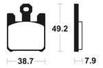 Tecnium Racing Sintered Metal Carbon Brzdové destičky - MCR288 1022590