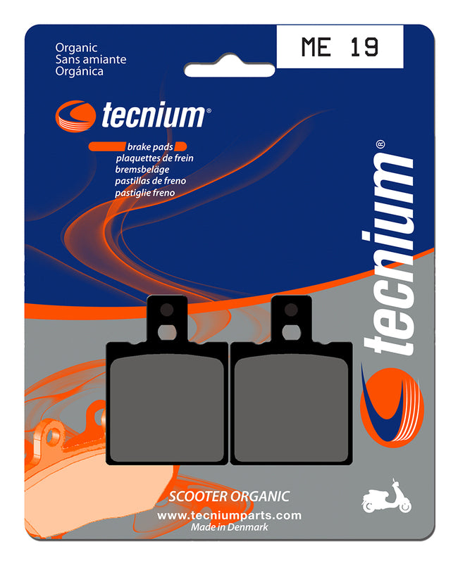 Tecnium scooter organic brake pads - ME19 1022630