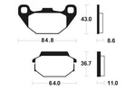 Tecnium Scooter Organic Braked Deps - ME249 1022655