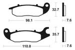 Tecnium scooter organic brake pads - ME297 1022671