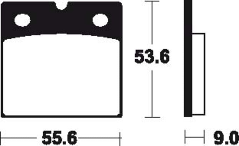 Výkon Tecnium Street Sintered Metal Brzdové destičky - MF6 1022801