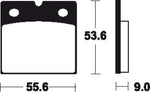 Výkon Tecnium Street Sintered Metal Brzdové destičky - MF6 1022801