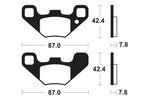 Kovové brzdové destičky Tecnium MX/ATV - MO405 1022904