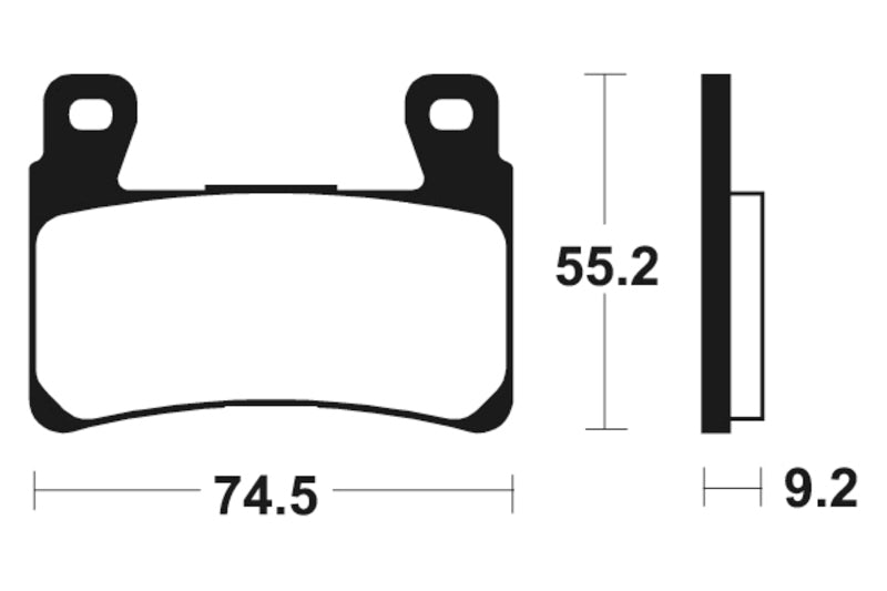 Tecnium Professional Racing Sintered Metal Brake Pads - MSR360 1023170