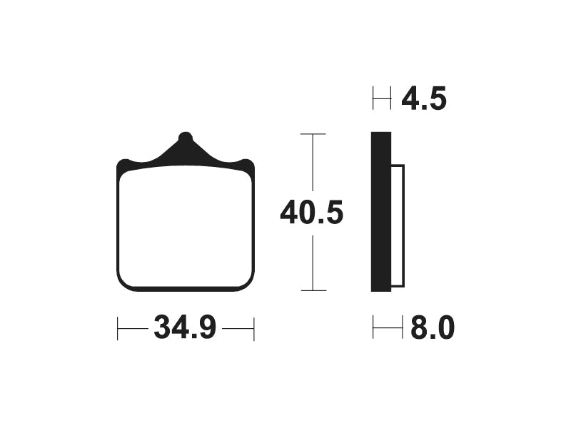 Tecnium Professional Racing Sintered Metal Brzdové destičky - MSR370 1023172