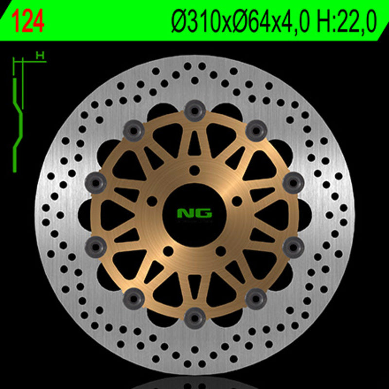 NG BRAND DISC ROUND 124