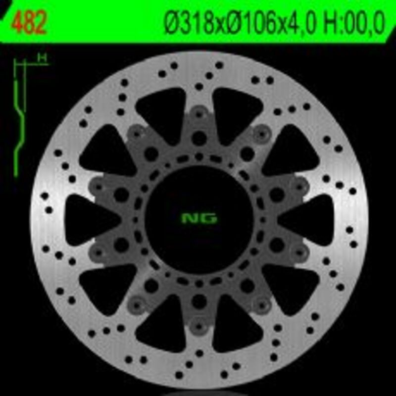 NG BRAND DISC ROUND 482