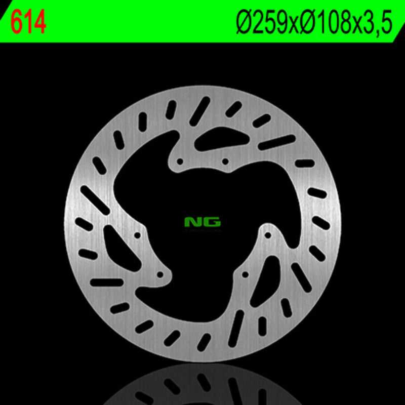 NG BRAKE DISC ROUND 614