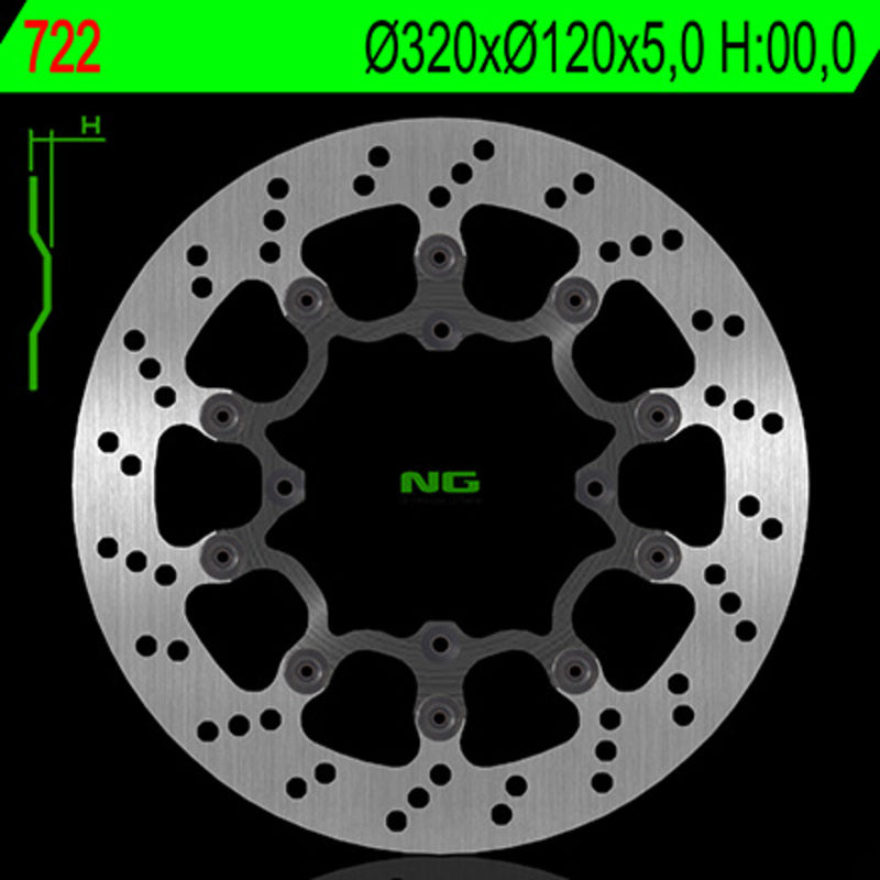 NG BRAND DISC ROUND 722