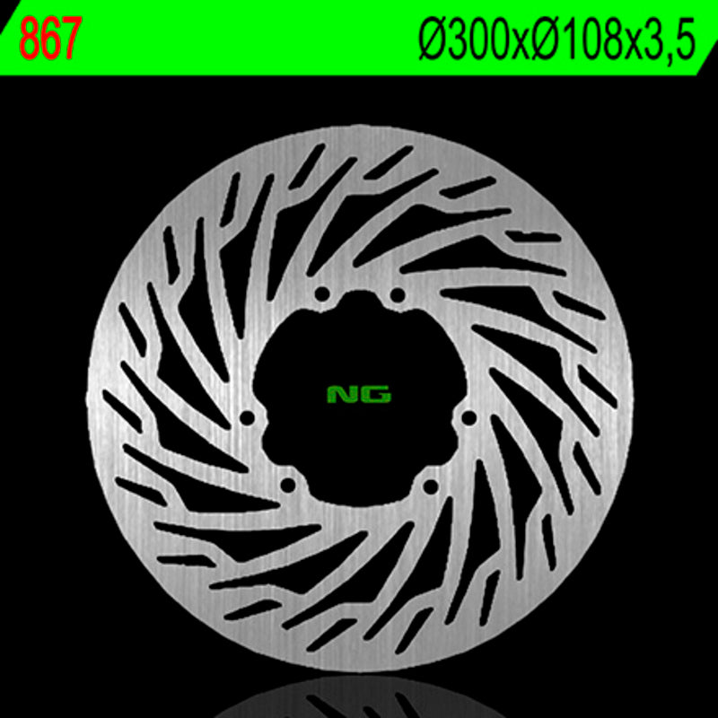 NG BRAKE DISC ROUND 867