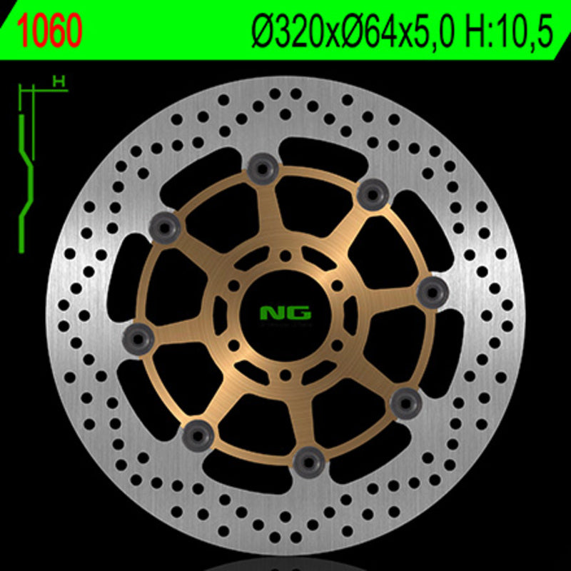 NG BRAND DISC ROUND 1060