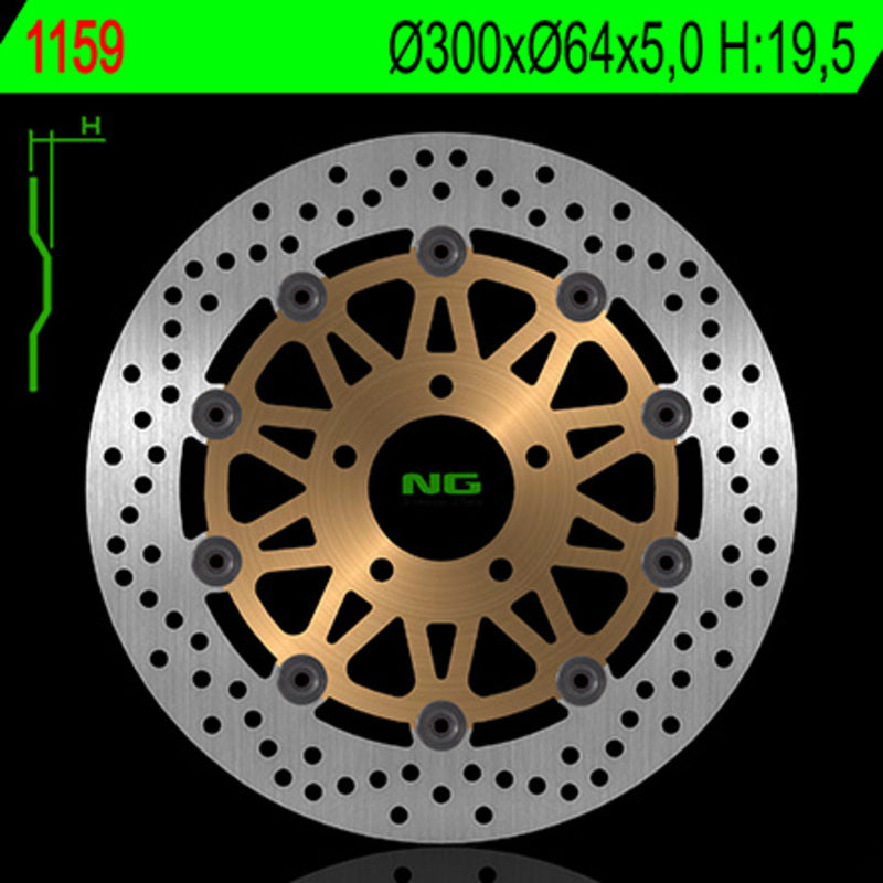 NG BRZDOVÝ DISC ROUND 1159