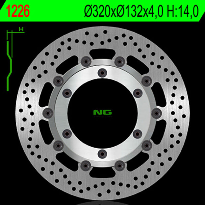 NG BRAND DISC ROUND 1226