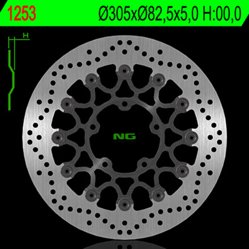 NG BRZDOVÝ DISC ROUND 1253