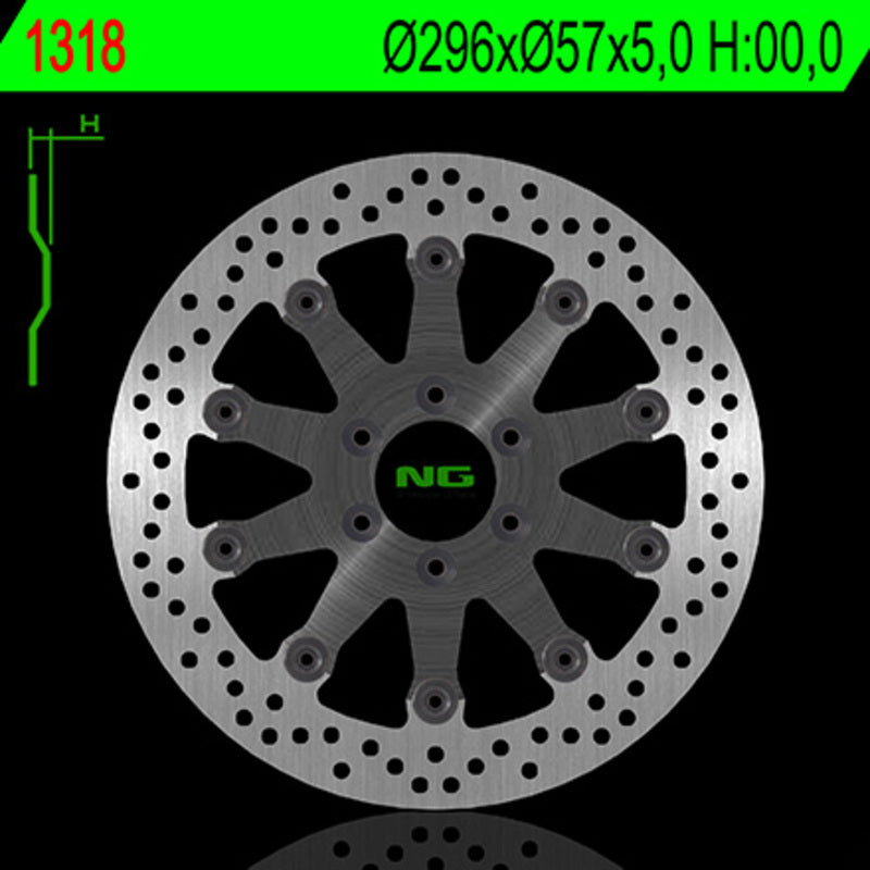 NG BRZDOVÝ DISC ROUND 1318