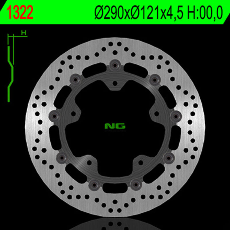 NG BRZDOVÝ DISC ROUND 1322