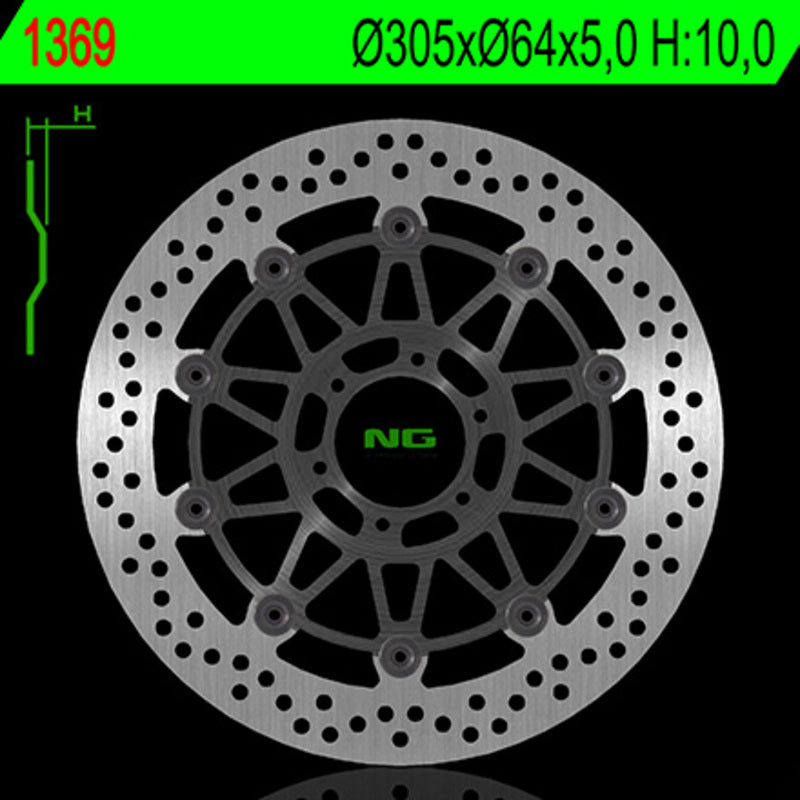 NG BRZDOVÝ DISC ROUND 1369