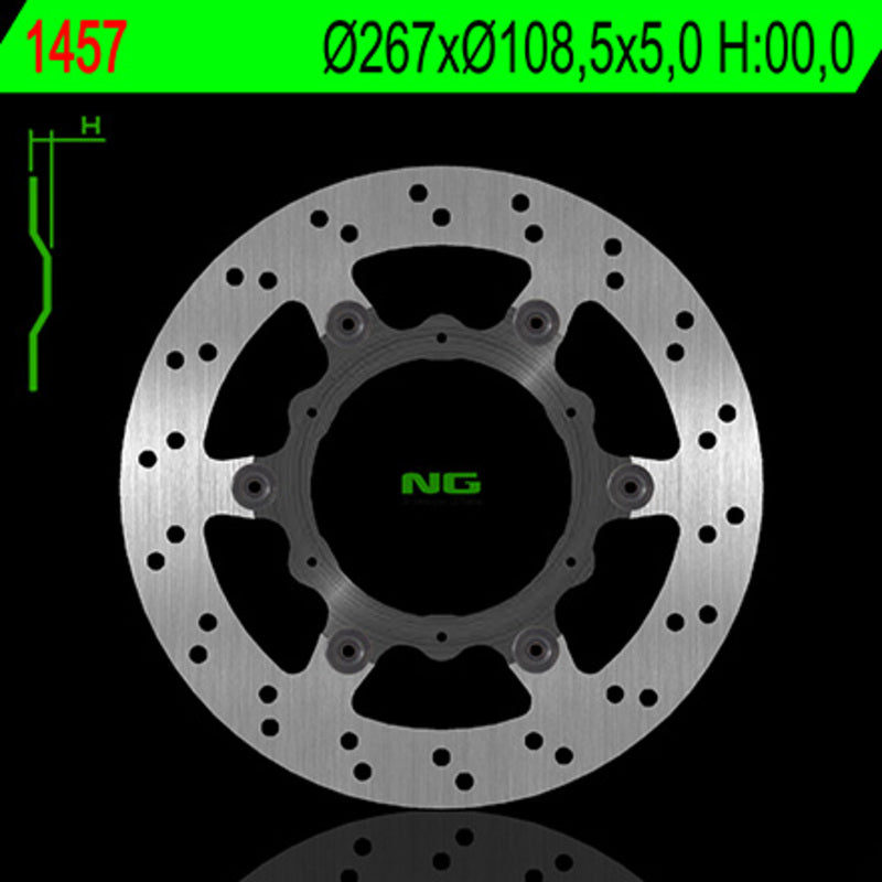 Ng brzdové disk kolo 1457