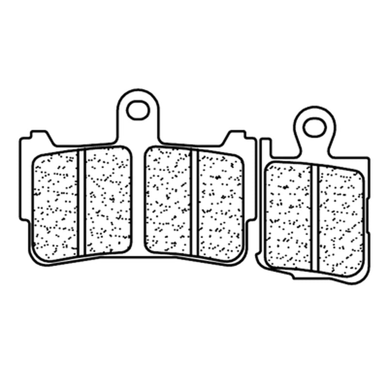 CL BRAKES Ulice sinterované kovové brzdové destičky - 1216A3+ 1216A3+ 