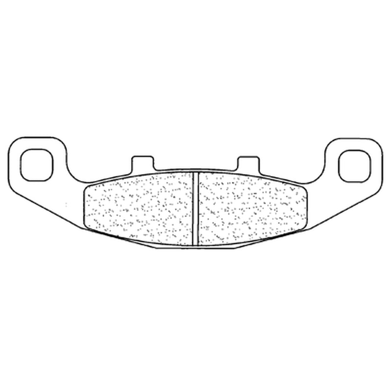 CL BRAKES Ulice Sinterované kovové brzdové destičky - 2304A3+ 2304A3+ 