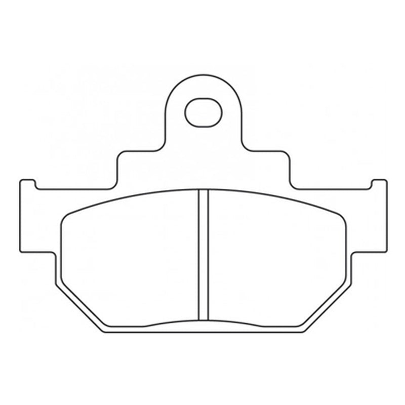 CL BRAKES Ulicové sinterované kovové brzdové destičky - 2387S4 2387S4 