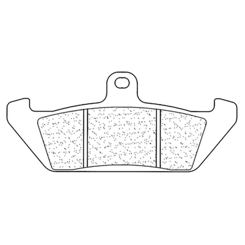 CL BRAKES Ulicové sinterované kovové brzdové destičky - 2801A3+ 2801A3+ 