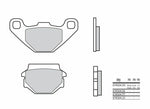 BREMBO Street Carbon Ceramic Brake pads - 07KS0432 07KS0432