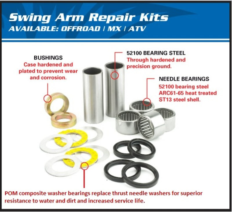 All Balls Swing Arm Repair Kit - Yamaha 28-1075