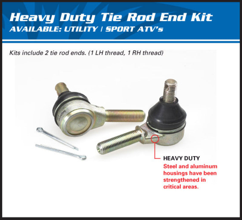 Všechny míče Tie Rod End Kit Kawasaki KVF300 Prairie/Sportsman 500/800 51-1013