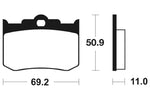 Tecnium Racing Sintered Metal Carbon Brzdové destičky - MCR162 1043797