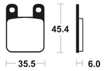 Výkon Tecnium Street Sintered Metal Brzdové destičky - MF59 1043802