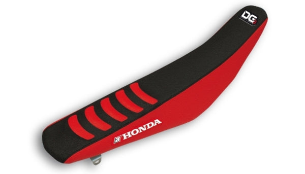 Blackbird Double Grip 3 Saddle Cover - Red/Black - Honda CRF250R/450R 1145H