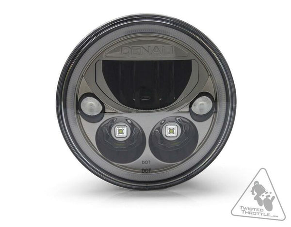 Denali M7 LED světlomety Ø177 mm-černý chrome (TT-M7E)