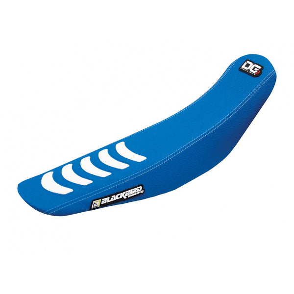 Blackbird Double Grip 3 Saddle Cover - Blue/White TM 1806H