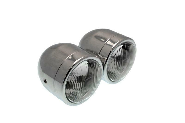 Bihr Twin světlomet Univerzální Ø90mm Chromeda006-D