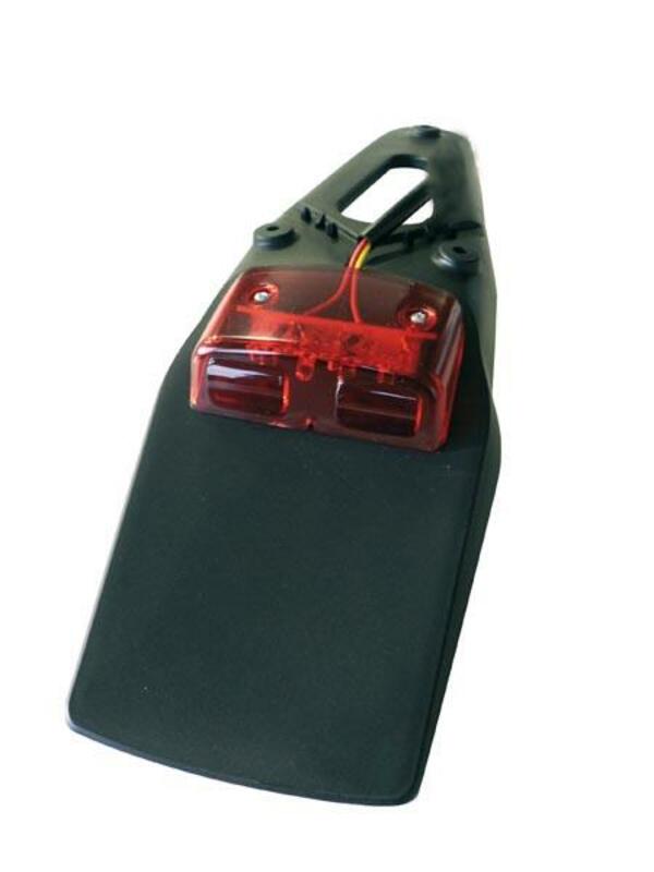 Prodloužení Bihr Reaar Fender Black W/ LED Lightst-6199