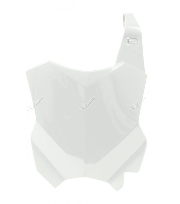 Táska předního čísla RaceTech White Kawasaki KX-F450 R-TBKXFBN0016