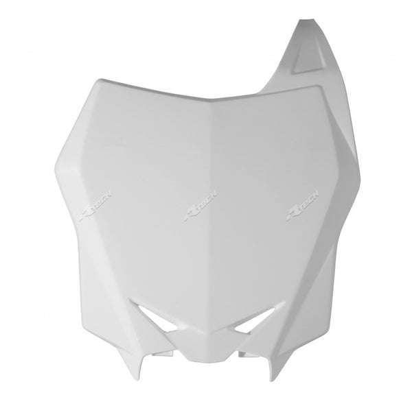 Přední číselná deska RaceTech Factory Bílá Suzuki RM-Z250/450 R-Trmzbn0016